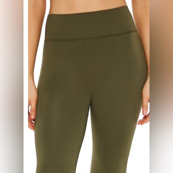 Active Seamless High-Rise Leggings Olive Green Large - Picture 2 of 13